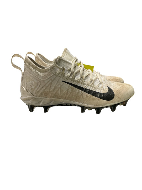 Vist Large View of Product Image Which is Used Nike LAX Cleats Mens White Senior 5.5