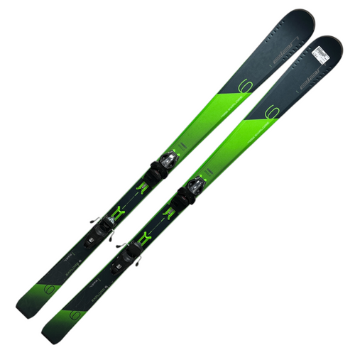 Vist Large View of Product Image Which is Used Elan EXPLORE 6 Mens Downhill Ski/Binding Green 168 cm