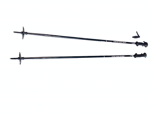 Vist Large View of Product Image Which is Used LEVEL NINE SPORTS 48 INCH DOWNHILL Womens DH Ski Pole Black 120 cm / 48 in