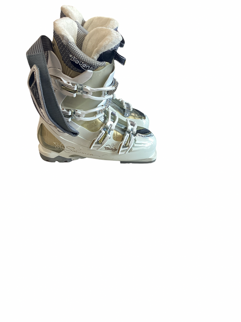 Vist Large View of Product Image Which is Salomon DIVINE RS 27.5 Womens DH Ski Boot White 275 MP - M09.5 - W10.5