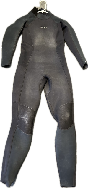 Vist Large View of Product Image Which is Used Peak Mens Full Wetsuit Black W08
