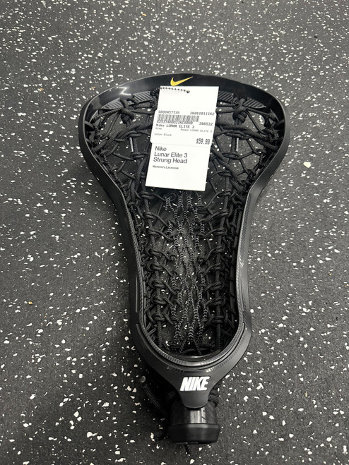 Vist Large View of Product Image Which is Used Nike LUNAR ELITE 3 Womens Lacrosse Head Black