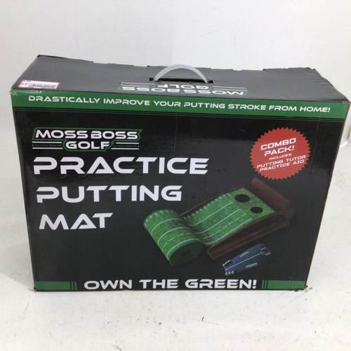Vist Large View of Product Image Which is Used MOSS BOSS GOLF PRACTICE PUTTING MAT Putting Aid