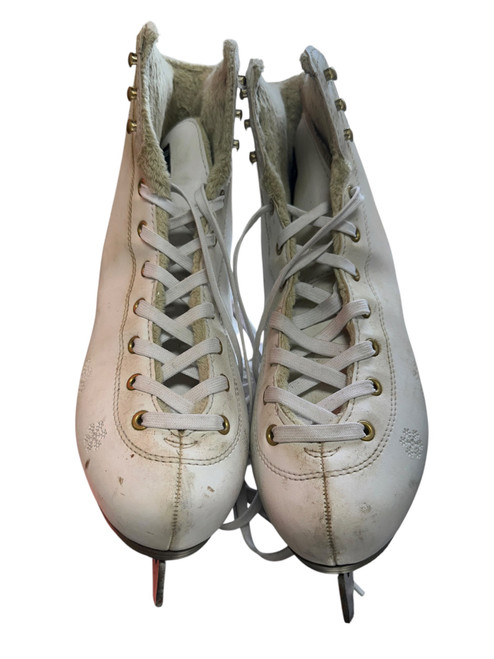 Vist Large View of Product Image Which is Used Lake Placid ALPINE 800 WomensFigure Skate White Senior 10