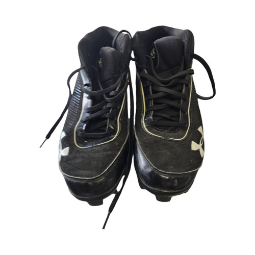 Vist Large View of Product Image Which is Used Under Armour BB/SB CLEATS SZ9.5 BB/SB Cleats Black Senior 9.5