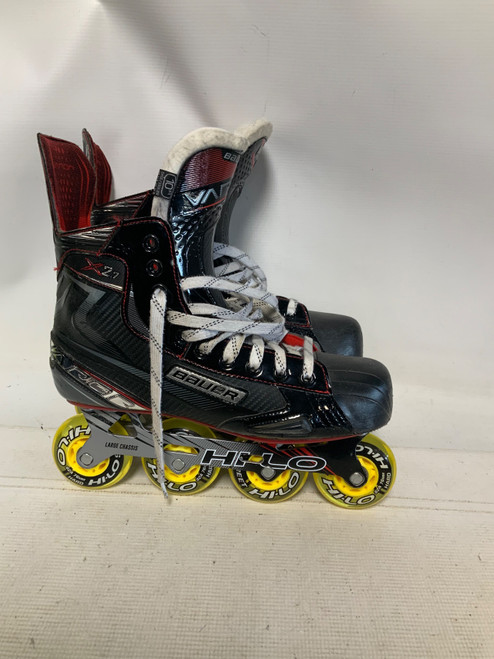 Vist Large View of Product Image Which is Used Bauer VAPOR X2.7 Senior Aggressive Skates Black Senior 10