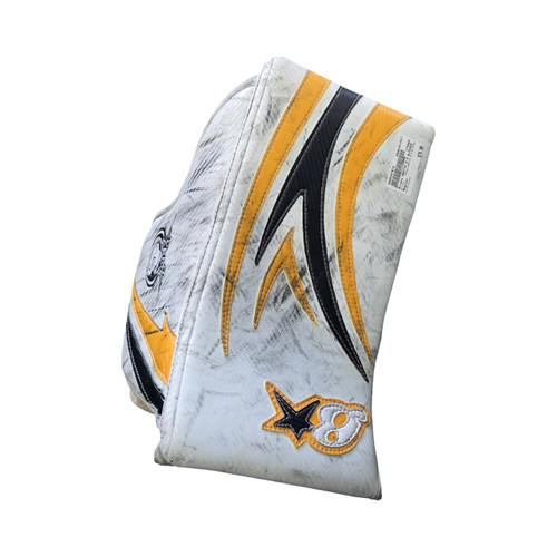 Vist Large View of Product Image Which is Used Brians GNETIK 8.0 BLOCKER Senior Goalie Blocker Black