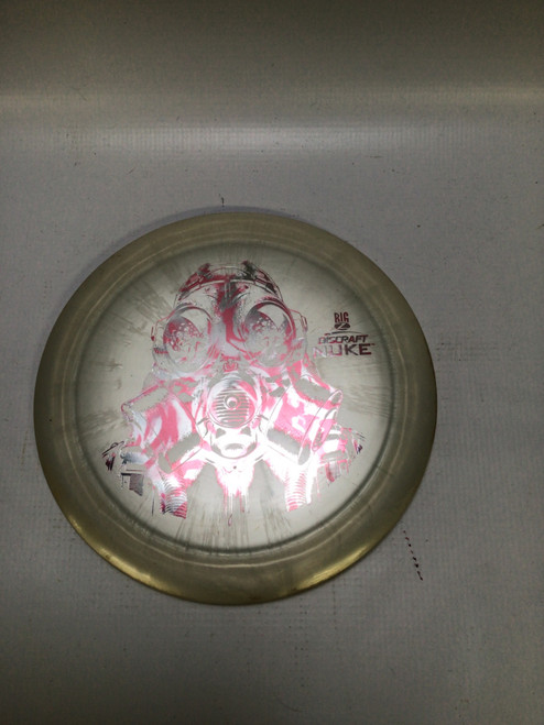 Vist Large View of Product Image Which is Used Discraft BIG Z NUKE Disc Golf Driver White