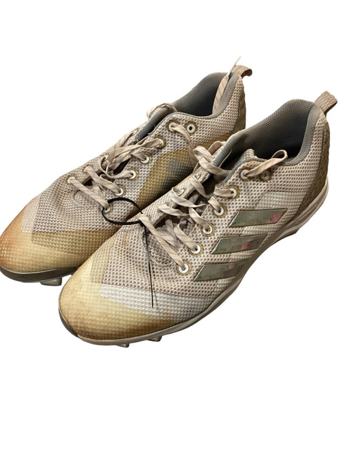 Vist Large View of Product Image Which is Used Adidas LITESTRIKE BB/SB Cleats White Senior 12