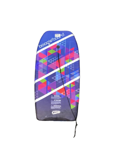 Vist Large View of Product Image Which is Used Wham-O BOOGIE BOARD Body Board Black And Sky Blue 36"