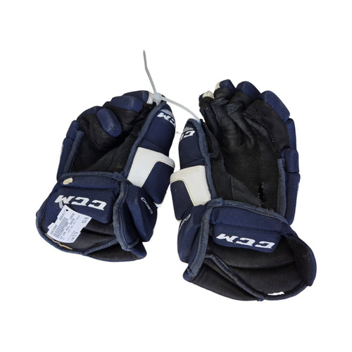 Vist Large View of Product Image Which is Used CCM C200 -HOLE- SENIOR Senior Gloves Navy Blue 13"