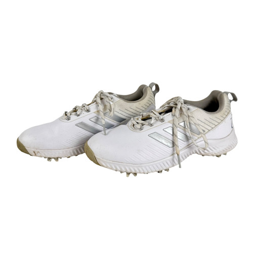 Vist Large View of Product Image Which is Used Adidas Golf Shoes White Womens 6