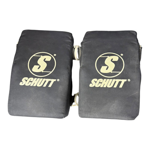 Vist Large View of Product Image Which is Used Schutt BB/SB Catchers Knee Savers Black