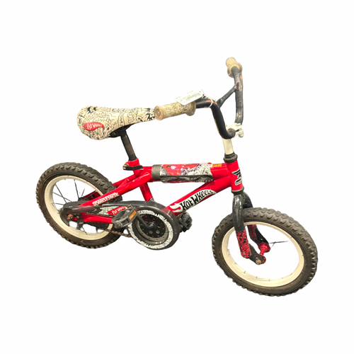 Vist Large View of Product Image Which is Used Dynacraft SPEED FREAK HOT WHEELS Cruiser Bike Boys Red 18"