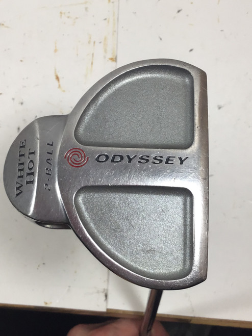 Vist Large View of Product Image Which is Used Odyssey WHITE HOT 2 BALL Mens Putter RH