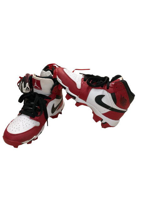 Vist Large View of Product Image Which is Used Nike AIR JORDAN BB/SB Cleats Red Junior 02