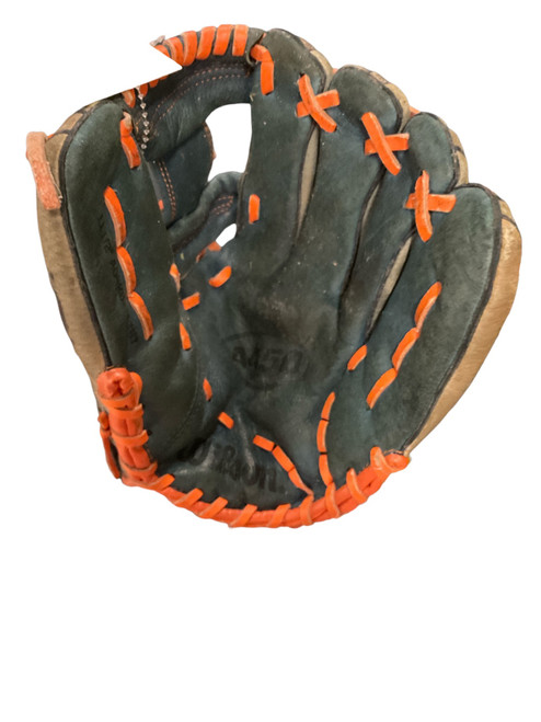 Vist Large View of Product Image Which is Used Wilson A450 BB/SB Glove RH Throw Grey 11 1/2"