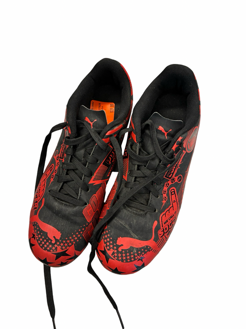 Vist Large View of Product Image Which is Used Puma Soccer Cleats Red Junior 04