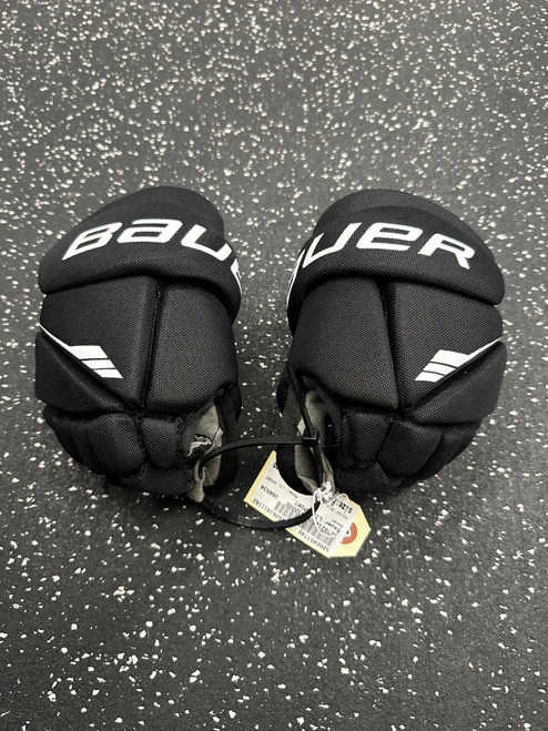 Vist Large View of Product Image Which is Used Bauer LIL SPORT Youth Gloves Black 8"