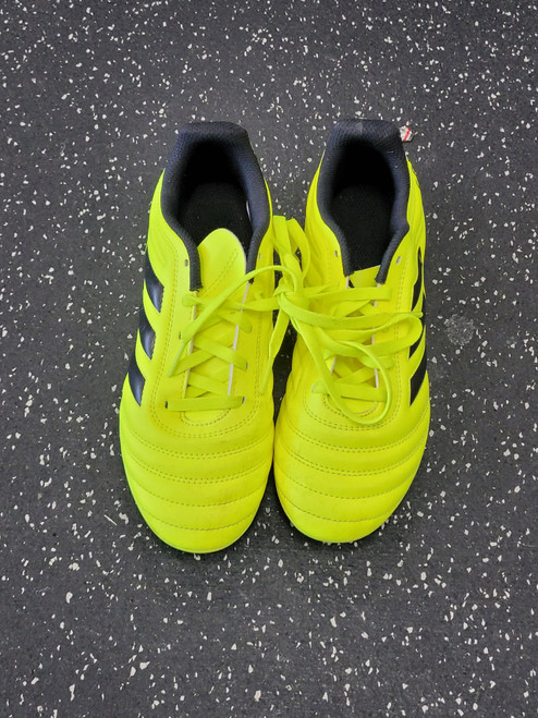 Vist Large View of Product Image Which is Used Adidas Soccer Cleats Yellow Junior 04