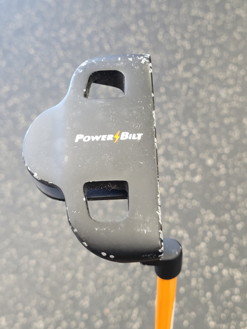 Vist Large View of Product Image Which is Used Powerbilt Jr Putter RH Gold