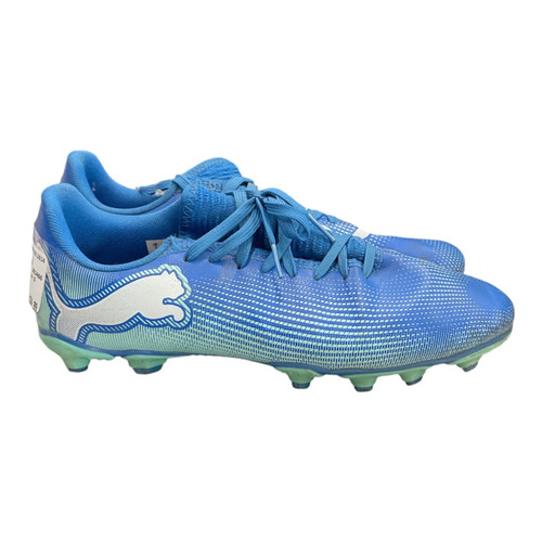 Vist Large View of Product Image Which is Used Puma Soccer Cleats Royal Blue Senior 6