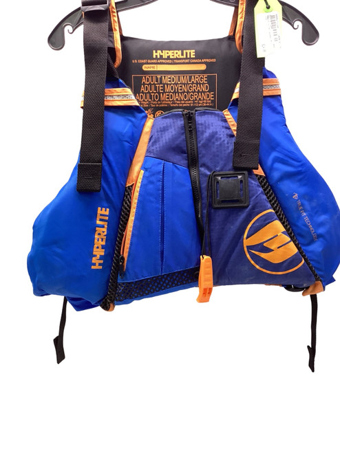 Vist Large View of Product Image Which is Used Hyperlite ADULT LIFE JACKET M/L Water Swim Accessory