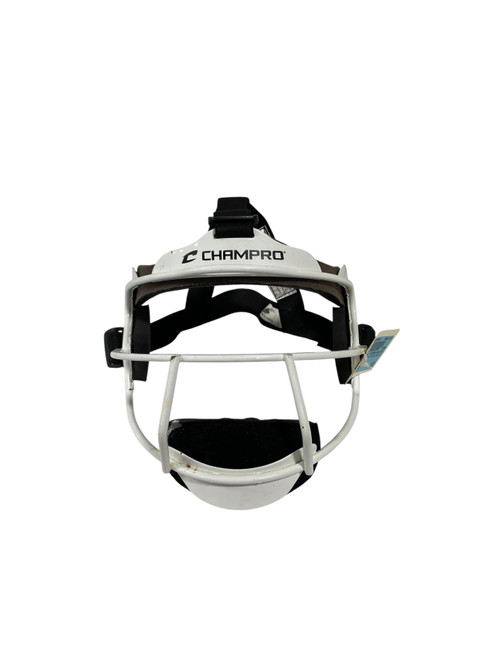 Vist Large View of Product Image Which is Used Champro FIELDERS MASK YOUTH BB/SB Fielders Mask White MD