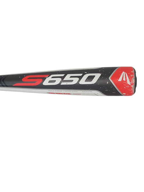 Vist Large View of Product Image Which is Used Easton S650 BB/SB USSSA 2 3/4 Bat White 30"