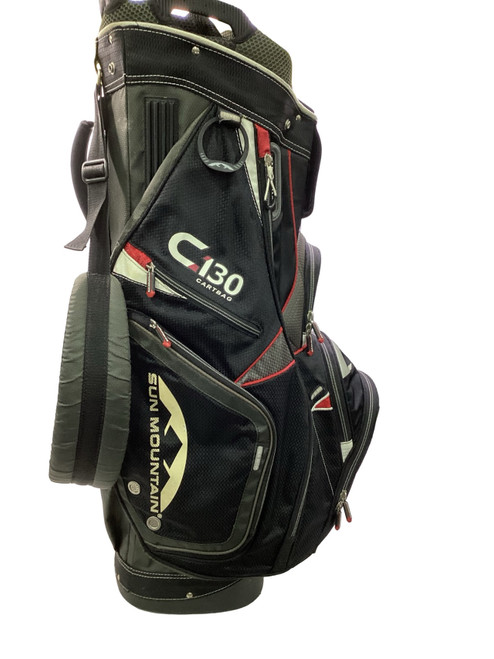 Vist Large View of Product Image Which is Used Sun Mountain C130 15 WAY CART BAG Mens Cart Bag Black