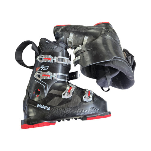 Vist Large View of Product Image Which is Used Dalbello DS MX 75 MENS SKI BOOTS Mens DH Ski Boot Black 290 MP - M11 - W12