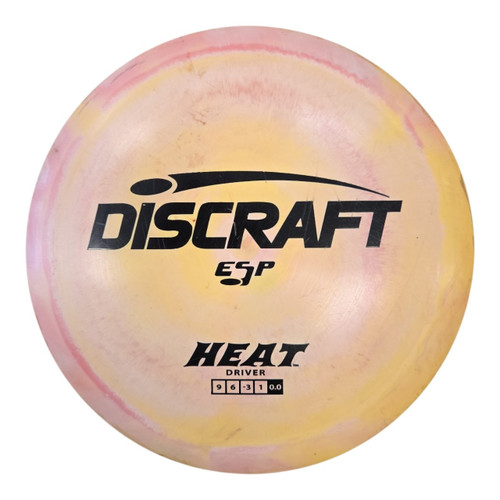 Vist Large View of Product Image Which is Used Discraft ESP HEAT Disc Golf Driver Orange 168g