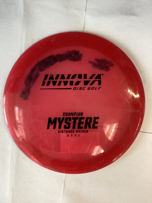 Vist Large View of Product Image Which is Used Innova MYSTERE Disc Golf Driver Red