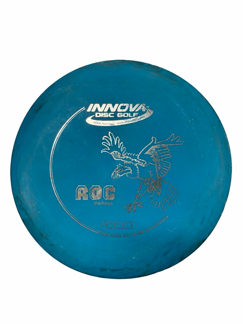 Vist Large View of Product Image Which is Used Innova ROC Disc Golf Mid Range Royal Blue