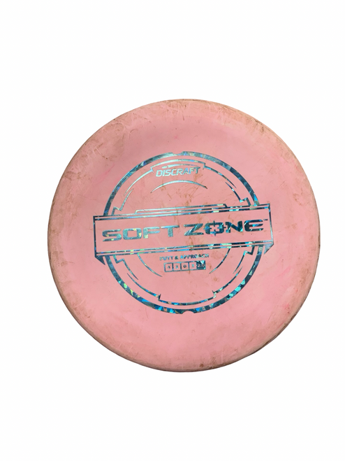 Vist Large View of Product Image Which is Used Discraft ZONE Disc Golf Putter Pink
