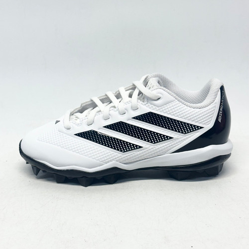Vist Large View of Product Image Which is Used Adidas ADIZERO IMPACT BB/SB Cleats White And Black Junior 02