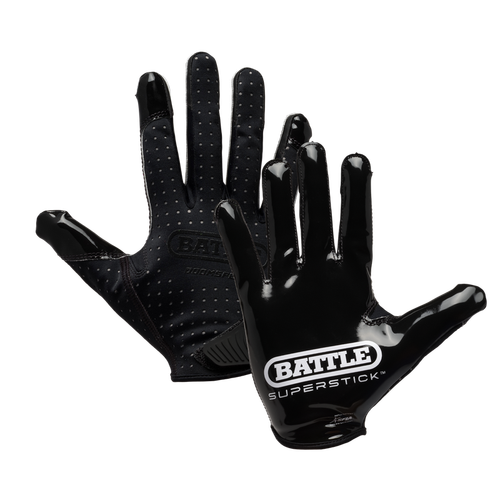 Vist Large View of Product Image Which is NEW BATTLE Doom Speed Receiver Football Gloves Adult X-Large (Black)