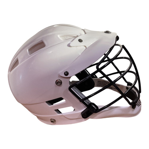 Vist Large View of Product Image Which is Used Cascade MLL HELMET Lacrosse Helmet White One Size
