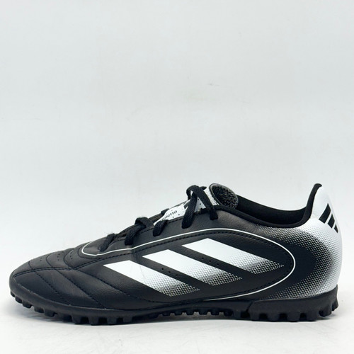 Vist Large View of Product Image Which is Used Adidas GOLETTO IX TURF Soccer Turf Shoes Black Junior 04.5