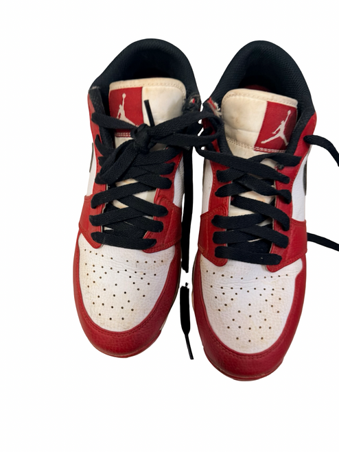 Vist Large View of Product Image Which is Used Nike Jordan 1 Low HF6885-106 Baseball Cleats Red Size 6