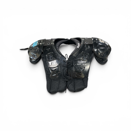 Vist Large View of Product Image Which is Used Schutt Y FLEX 5.2 FB Shoulder Pads Black SM
