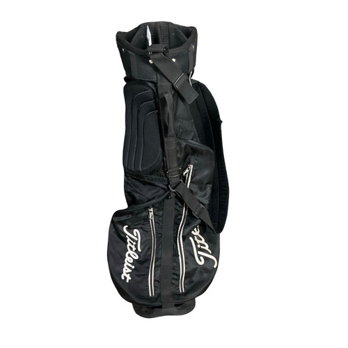Vist Large View of Product Image Which is Used Titleist SUNDAY BAG Mens Cart Bag Black