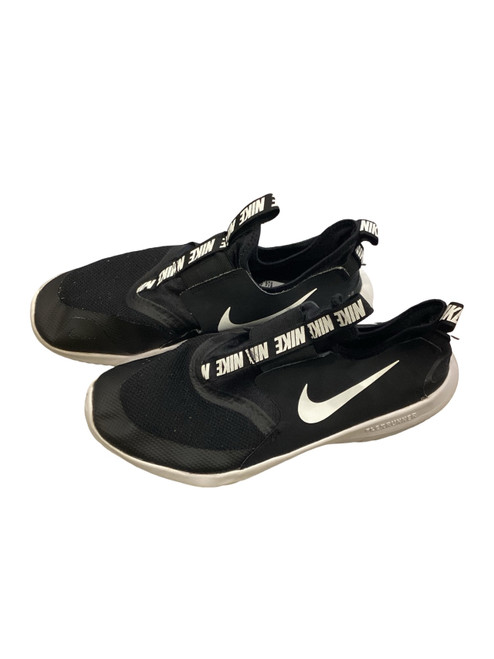 Vist Large View of Product Image Which is Used Nike FLEX RUNNER Running/X-Train Shoes W White And Black Senior 6.5