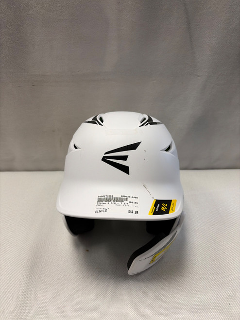 Vist Large View of Product Image Which is Used Easton 6 5/8 - 7 1/4 Batting Helmet No Mask White LG