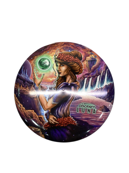 Vist Large View of Product Image Which is Used Discraft SUPERCOLOR LUNA Disc Golf Putter Black