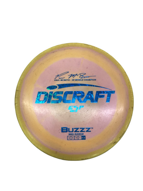 Vist Large View of Product Image Which is Used Discraft PAUL MCBETH ESP BUZZZ Disc Golf Mid Range Orange