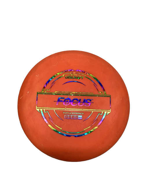 Vist Large View of Product Image Which is Used Discraft PRO D FOCUS Disc Golf Putter Orange