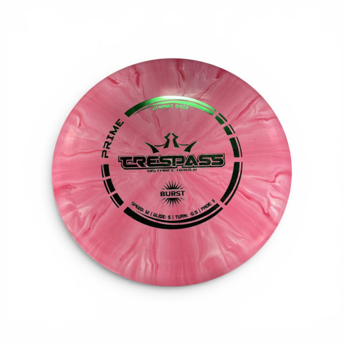 Vist Large View of Product Image Which is Used Dynamic Discs PRIME BURST TRESPASS Disc Golf Driver Pink