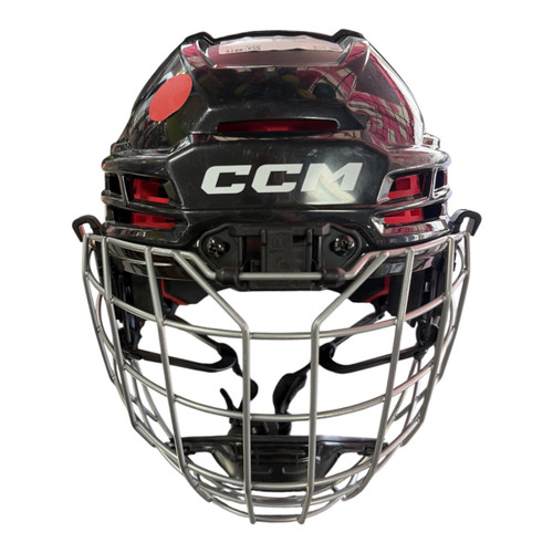Vist Large View of Product Image Which is Used CCM TACKS 70 Helmet Cage Combo Black XS/S