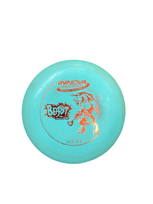 Vist Large View of Product Image Which is Used Innova DX BEAST Disc Golf Driver Royal Blue
